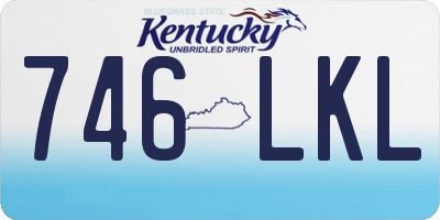 KY license plate 746LKL