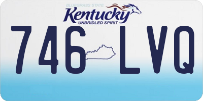 KY license plate 746LVQ
