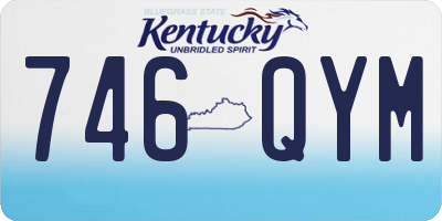 KY license plate 746QYM