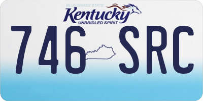KY license plate 746SRC