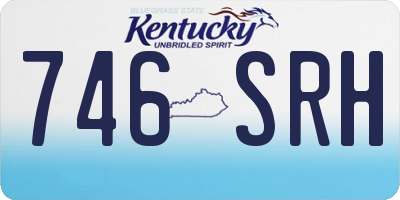 KY license plate 746SRH