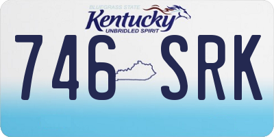 KY license plate 746SRK