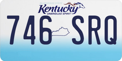 KY license plate 746SRQ