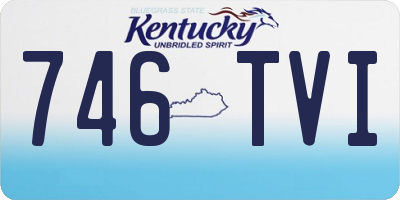 KY license plate 746TVI