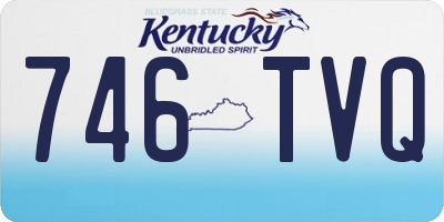 KY license plate 746TVQ