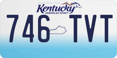 KY license plate 746TVT