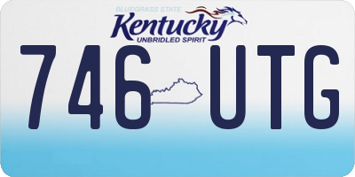 KY license plate 746UTG