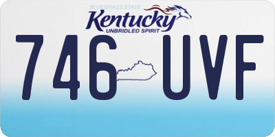 KY license plate 746UVF