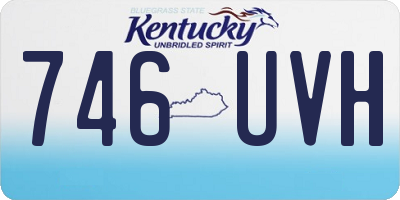 KY license plate 746UVH