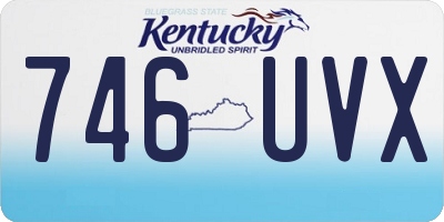 KY license plate 746UVX