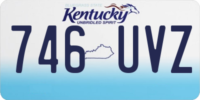 KY license plate 746UVZ