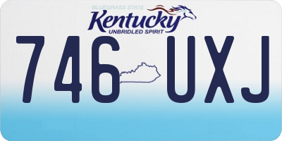KY license plate 746UXJ