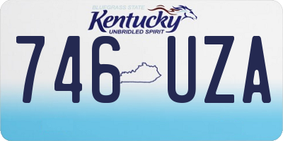 KY license plate 746UZA
