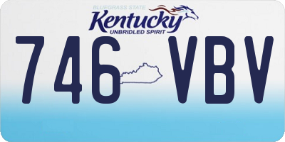 KY license plate 746VBV