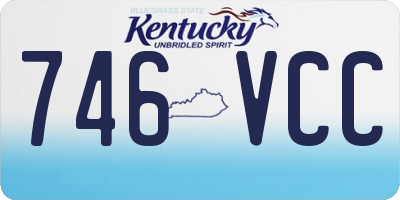 KY license plate 746VCC