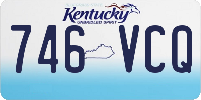 KY license plate 746VCQ