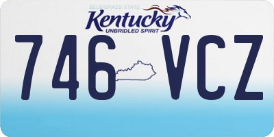 KY license plate 746VCZ