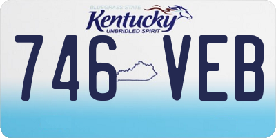 KY license plate 746VEB