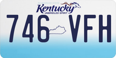 KY license plate 746VFH
