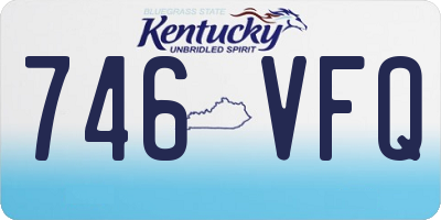 KY license plate 746VFQ