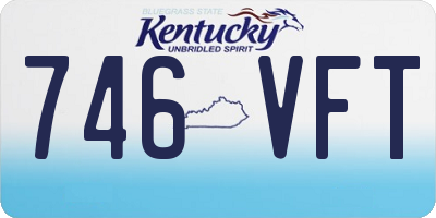 KY license plate 746VFT