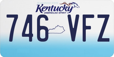 KY license plate 746VFZ