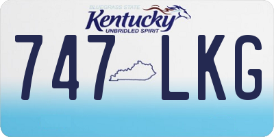 KY license plate 747LKG