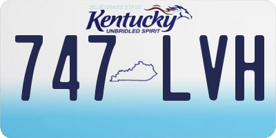 KY license plate 747LVH