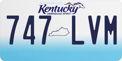 KY license plate 747LVM