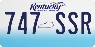 KY license plate 747SSR