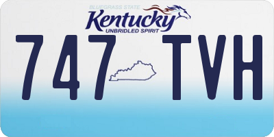 KY license plate 747TVH