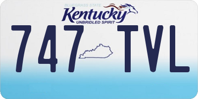 KY license plate 747TVL