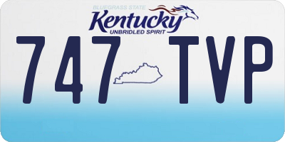 KY license plate 747TVP