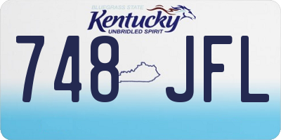 KY license plate 748JFL