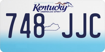 KY license plate 748JJC