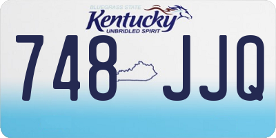 KY license plate 748JJQ