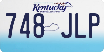 KY license plate 748JLP