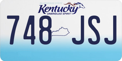 KY license plate 748JSJ