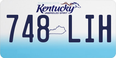 KY license plate 748LIH