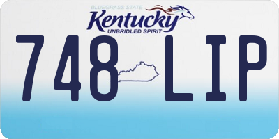 KY license plate 748LIP