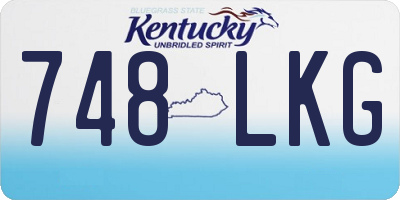 KY license plate 748LKG