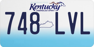 KY license plate 748LVL