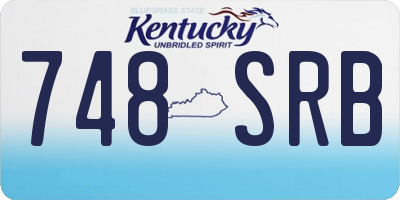 KY license plate 748SRB
