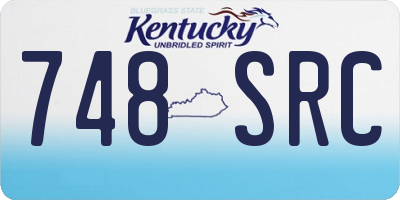 KY license plate 748SRC