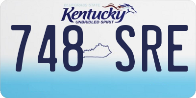 KY license plate 748SRE