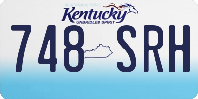 KY license plate 748SRH