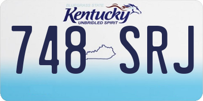 KY license plate 748SRJ
