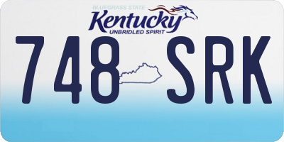 KY license plate 748SRK