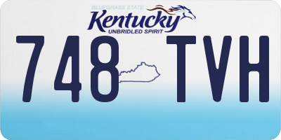 KY license plate 748TVH