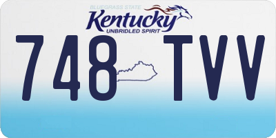 KY license plate 748TVV